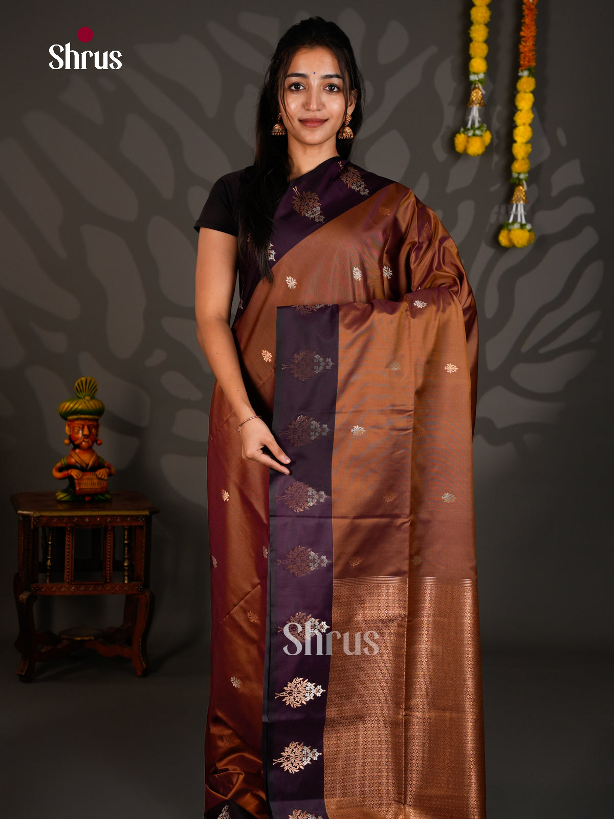 Semi Softsilk Saree - EBS11176 - Shop on Shrus.com