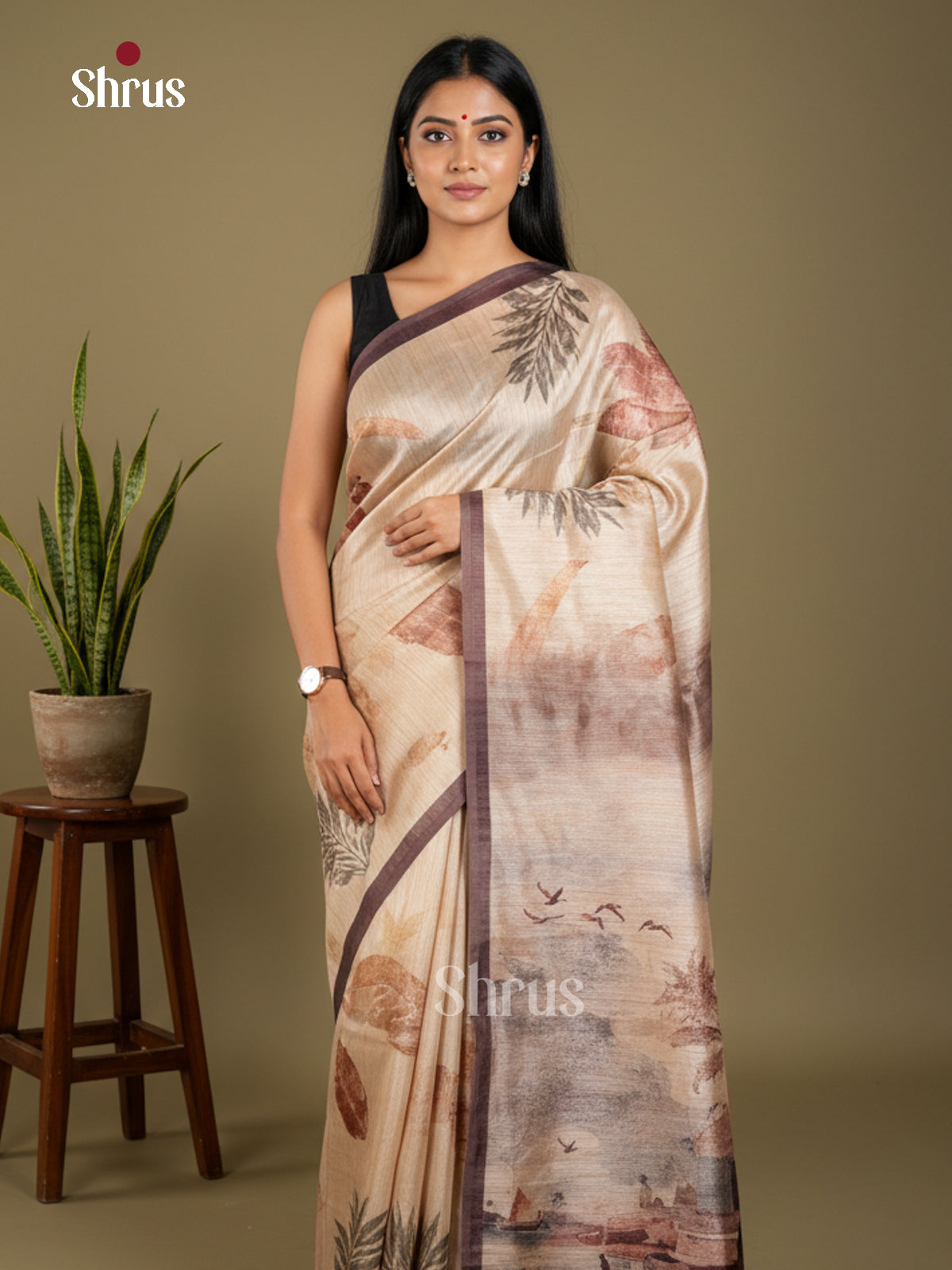 EBS11182 - Semi Jute - Saree - Shop on Shrus.com