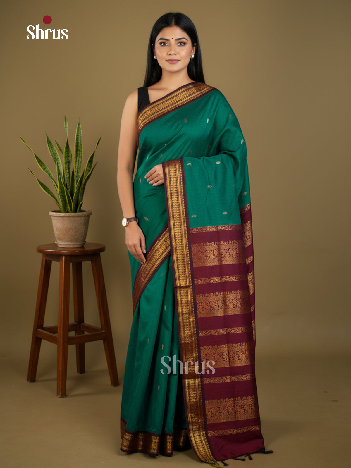 Kalyani Cotton Saree - EBS13011 - Shop on Shrus.com