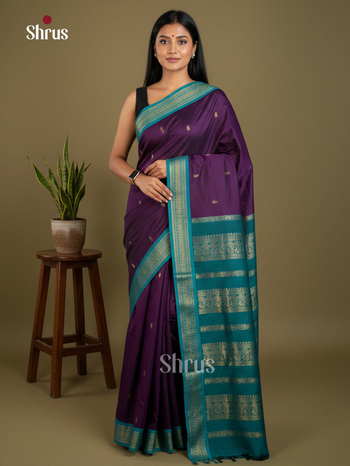 Kalyani Cotton Saree - EBS13018 - Shop on Shrus.com