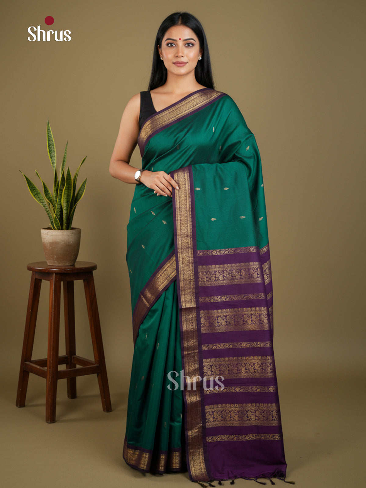 Kalyani Cotton Saree - EBS13019 - Shop on Shrus.com