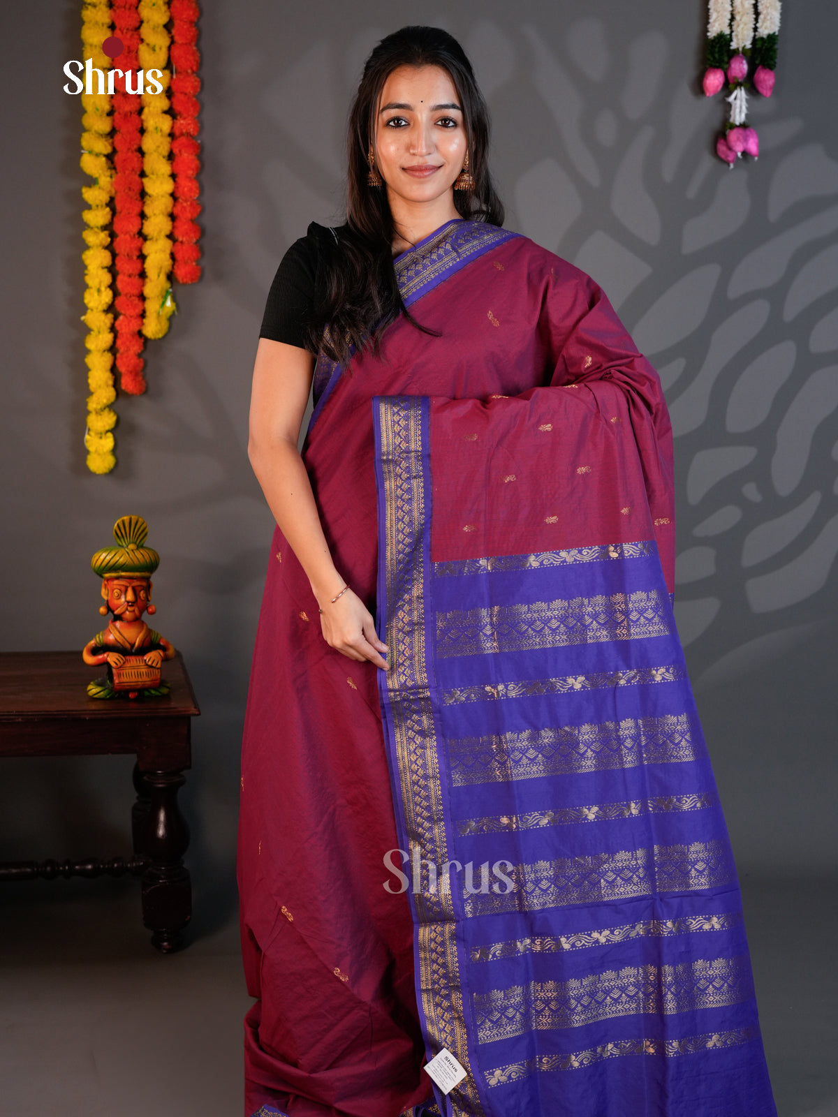 EBS13020 - Kalyani Cotton - Saree - Shop on Shrus.com