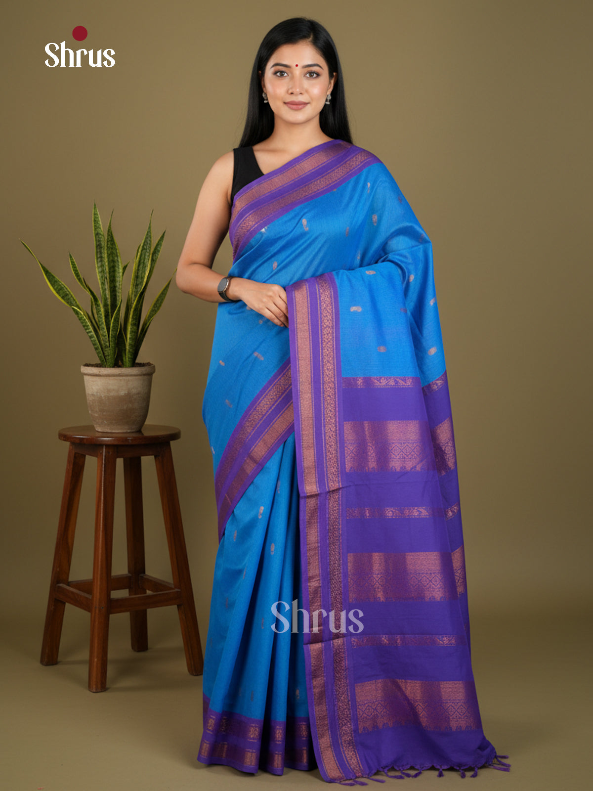 Kalyani Cotton Saree - EBS13028 - Shop on Shrus.com