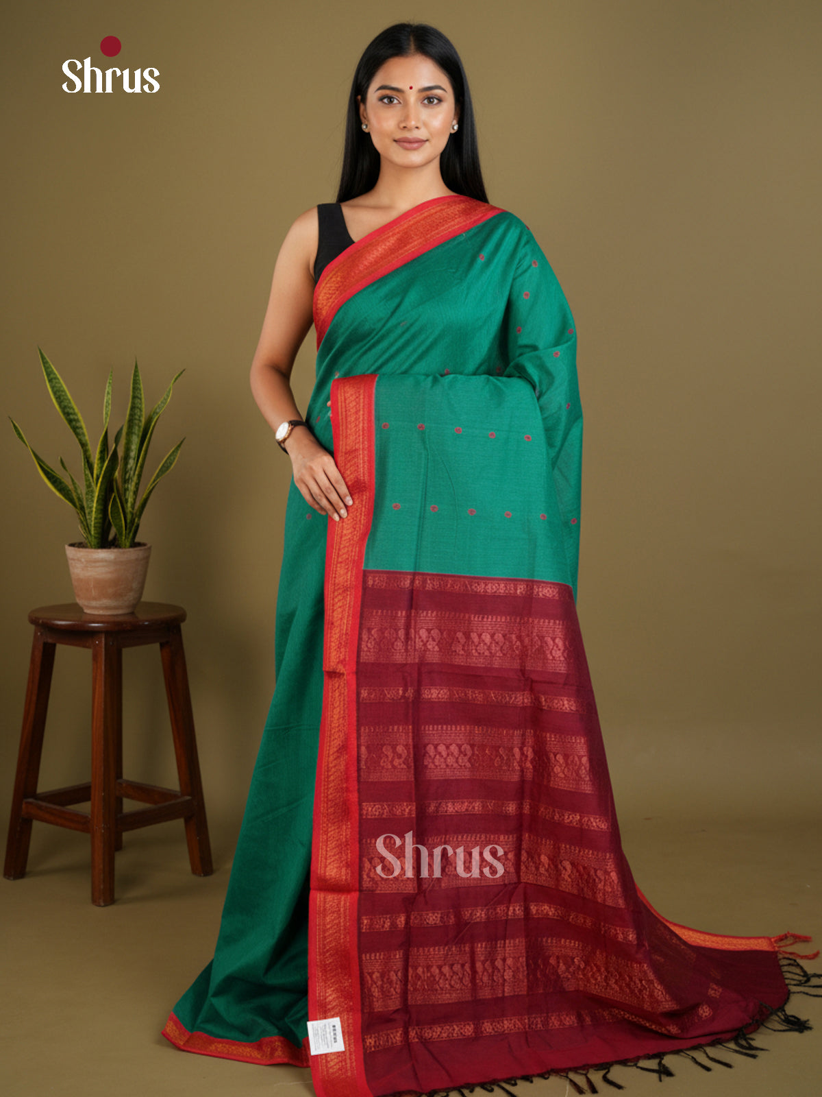 Kalyani Cotton Saree - EBS13034 - Shop on Shrus.com