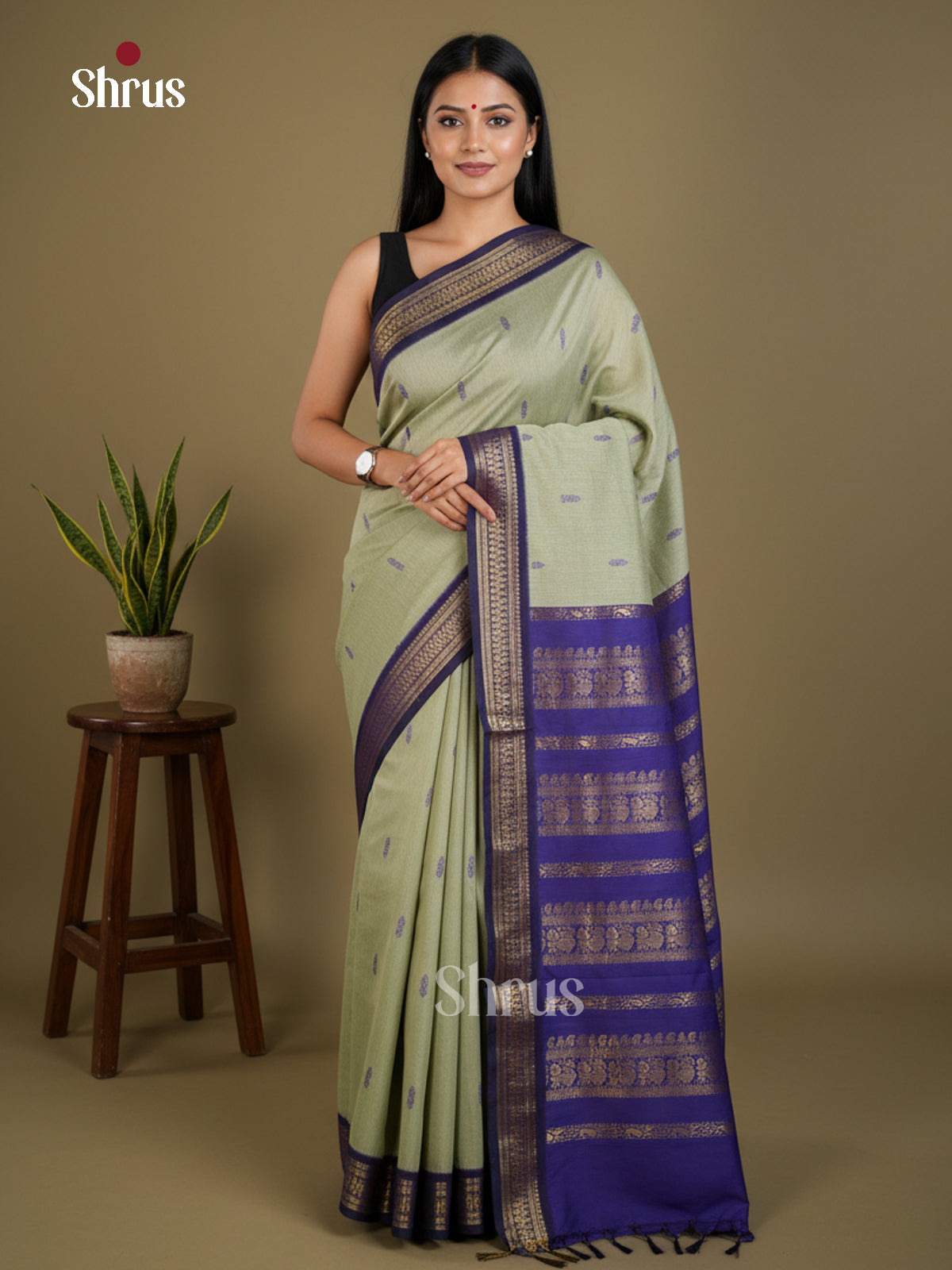 Kalyani Cotton Saree - EBS13039 - Shop on Shrus.com