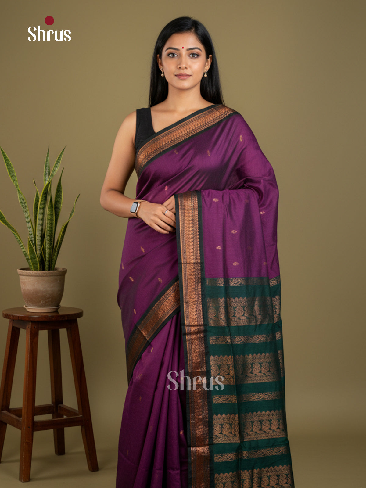 Kalyani Cotton Saree - EBS13044 - Shop on Shrus.com