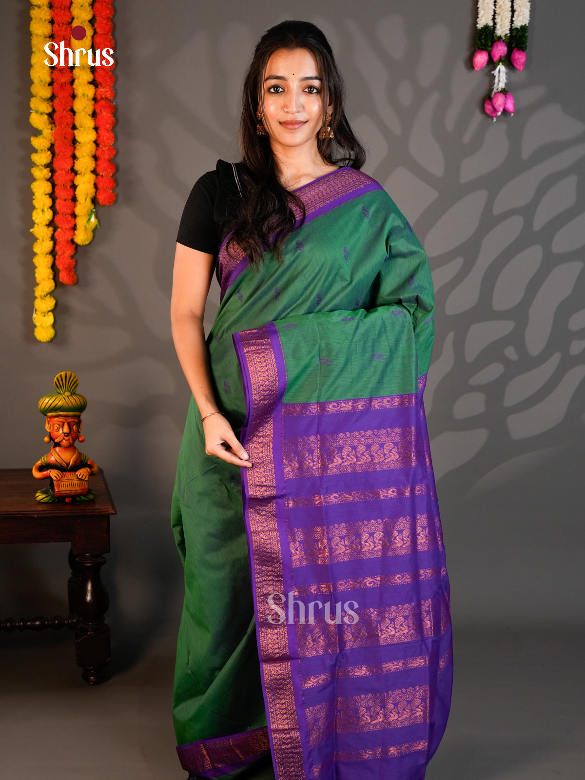 EBS13046 - Kalyani Cotton - Saree - Shop on Shrus.com