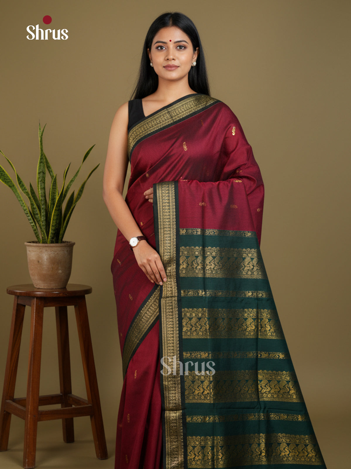 Kalyani Cotton Saree - EBS13048 - Shop on Shrus.com