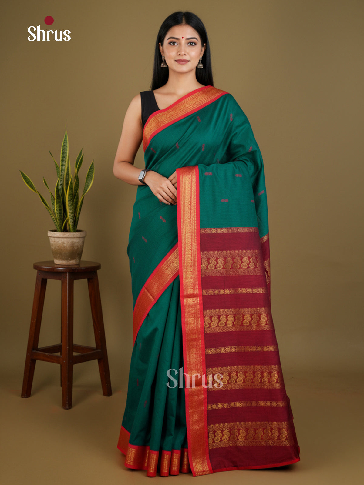 Kalyani Cotton Saree - EBS13052 - Shop on Shrus.com