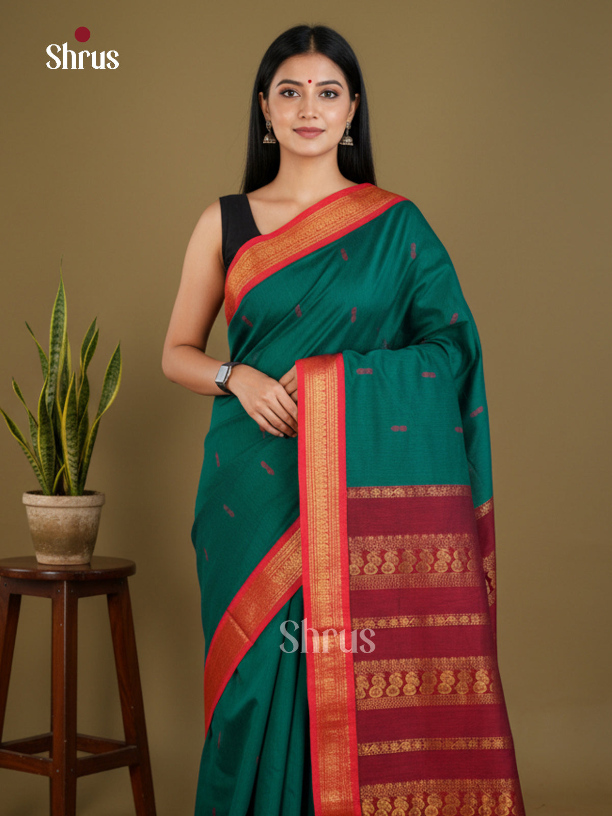 Kalyani Cotton Saree - EBS13052 - Shop on Shrus.com