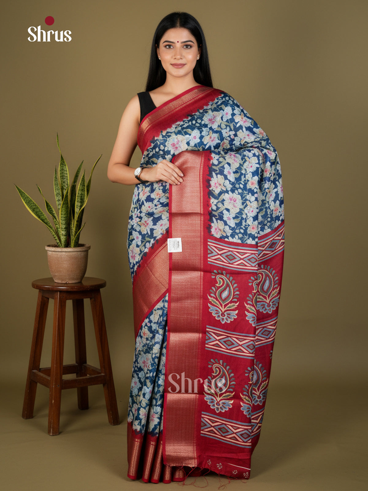 EBS14064 - Semi Crepe - Saree - Shop on Shrus.com
