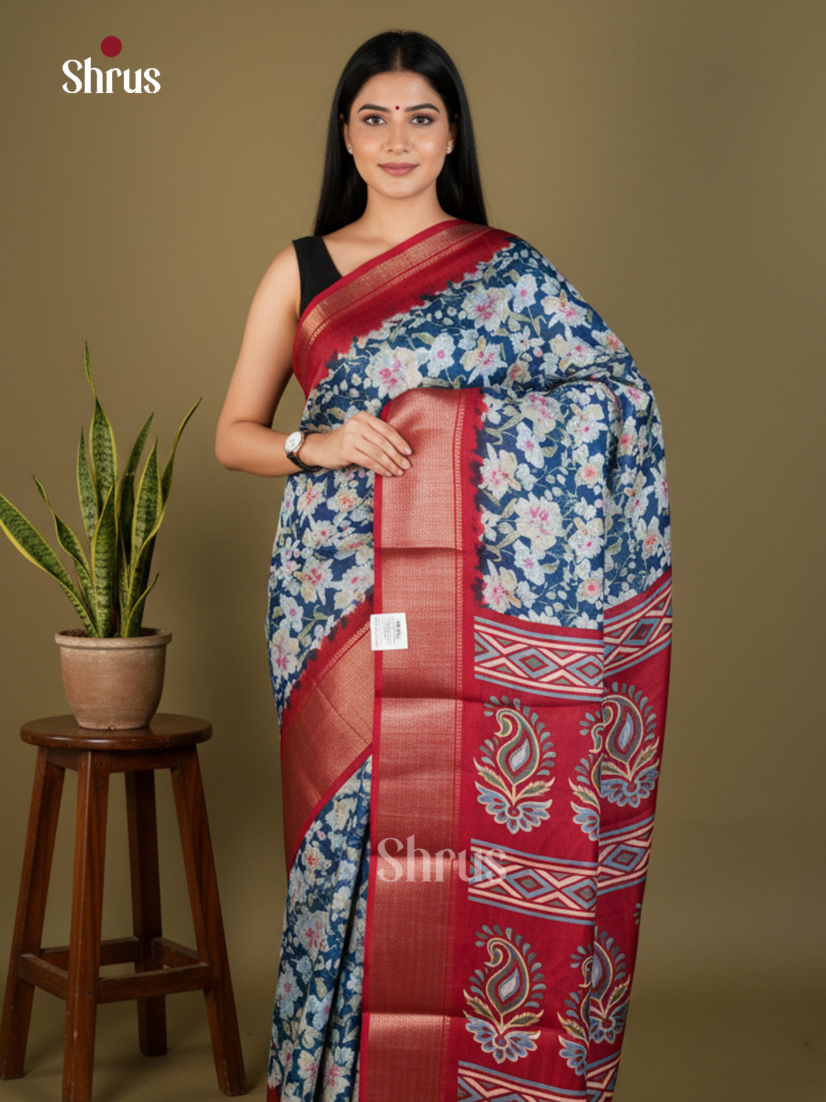 EBS14064 - Semi Crepe - Saree - Shop on Shrus.com