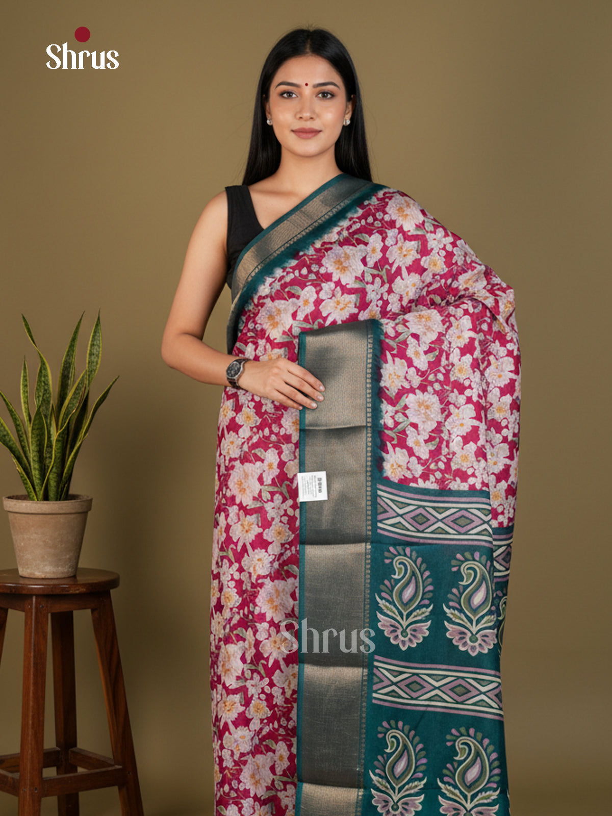 EBS14065 - Semi Crepe - Saree - Shop on Shrus.com