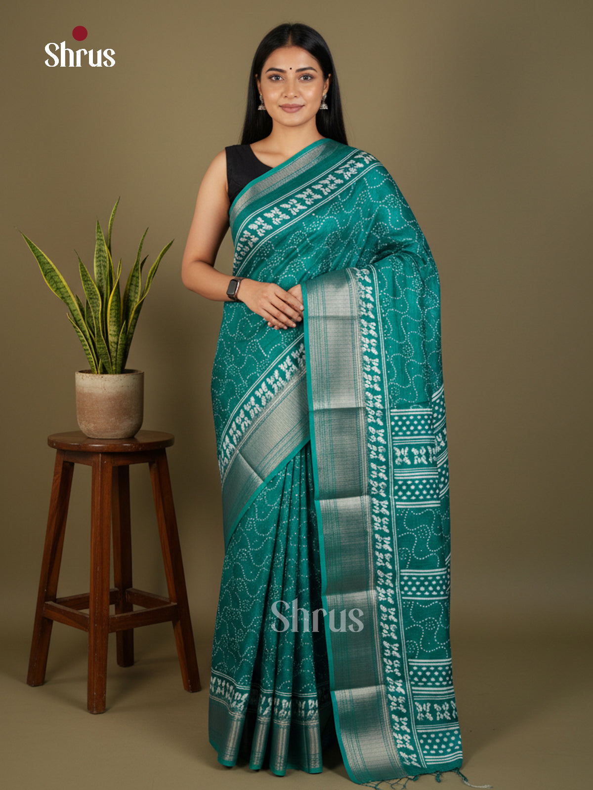 EBS14084 - Semi Crepe - Saree - Shop on Shrus.com