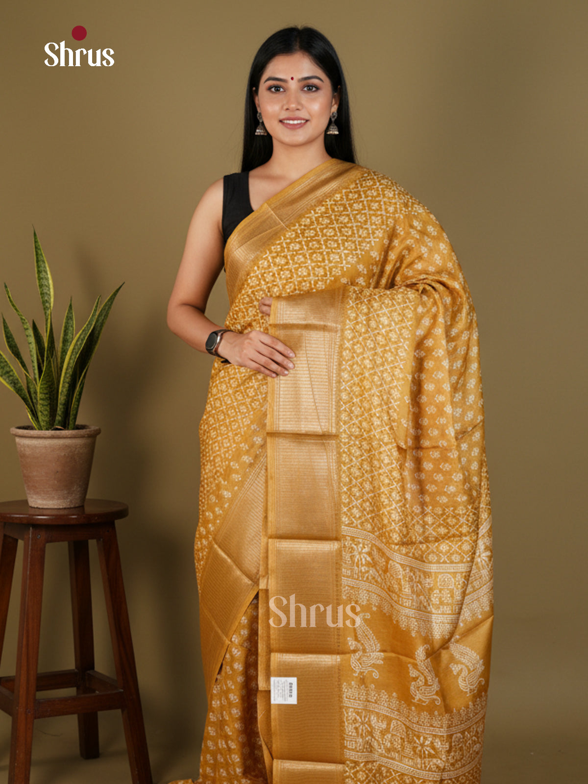 EBS14169 - Semi Crepe - Saree - Shop on Shrus.com