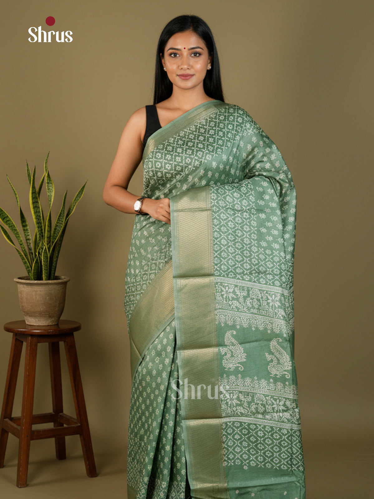 EBS14170 - Semi Crepe - Saree - Shop on Shrus.com