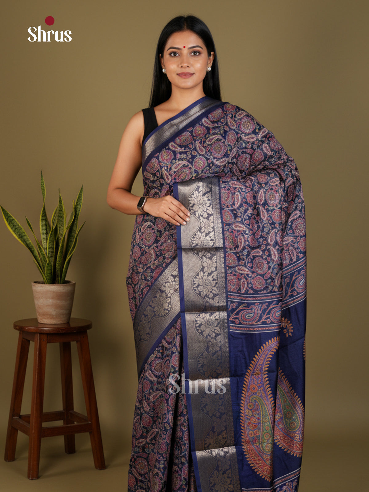 EBS14180 - Semi Crepe - Saree - Shop on Shrus.com