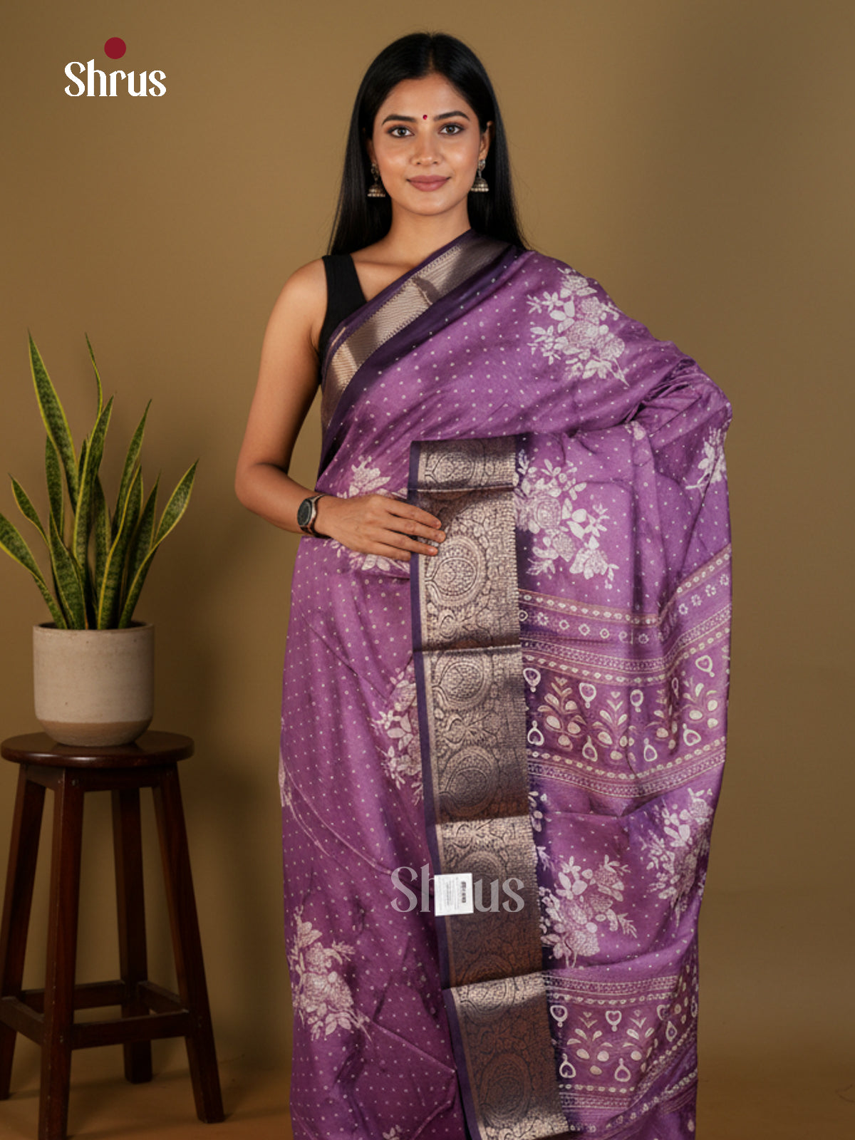 EBS14182 - Semi Crepe - Saree - Shop on Shrus.com
