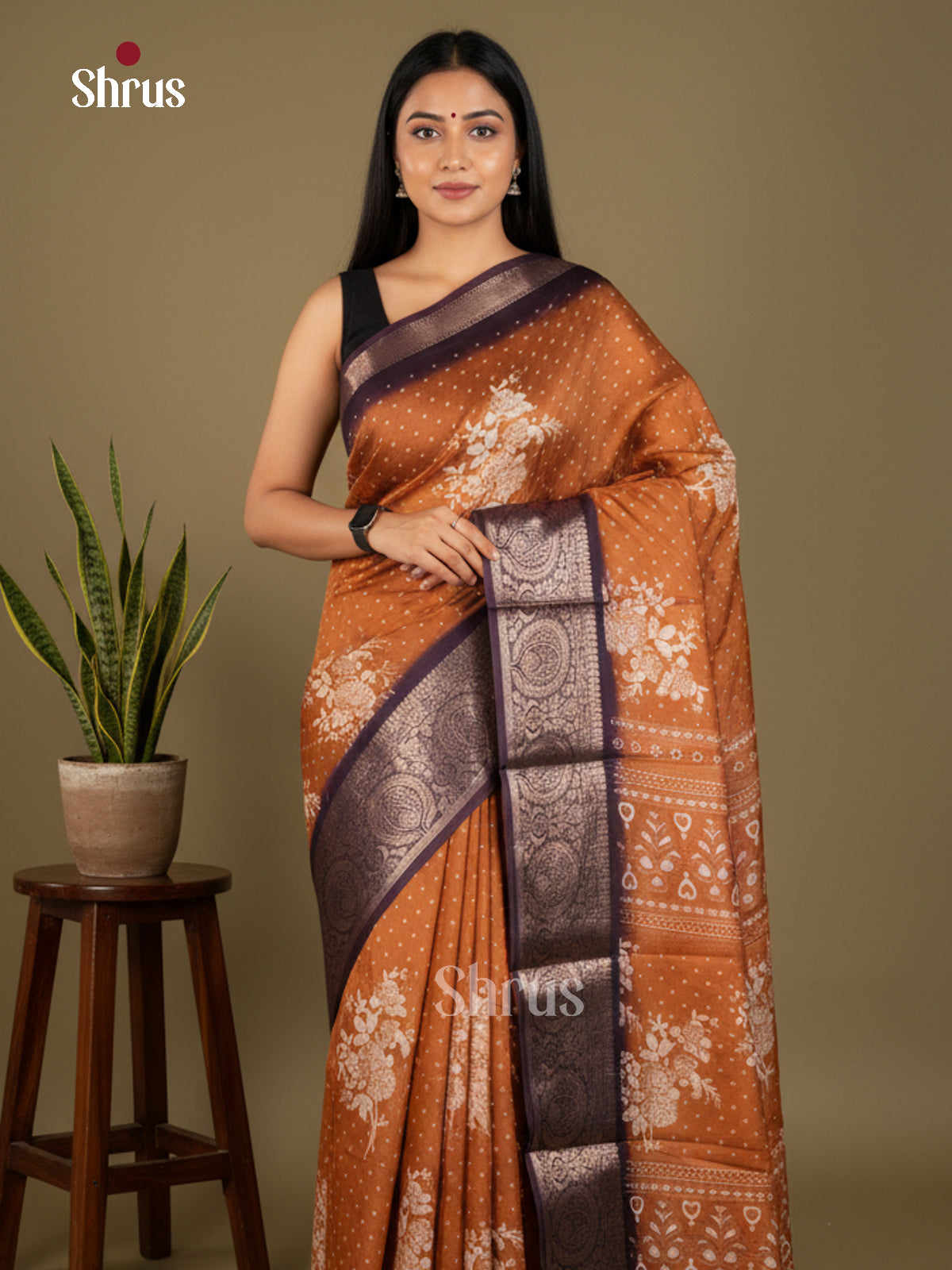 EBS14185 - Semi Crepe - Saree - Shop on Shrus.com