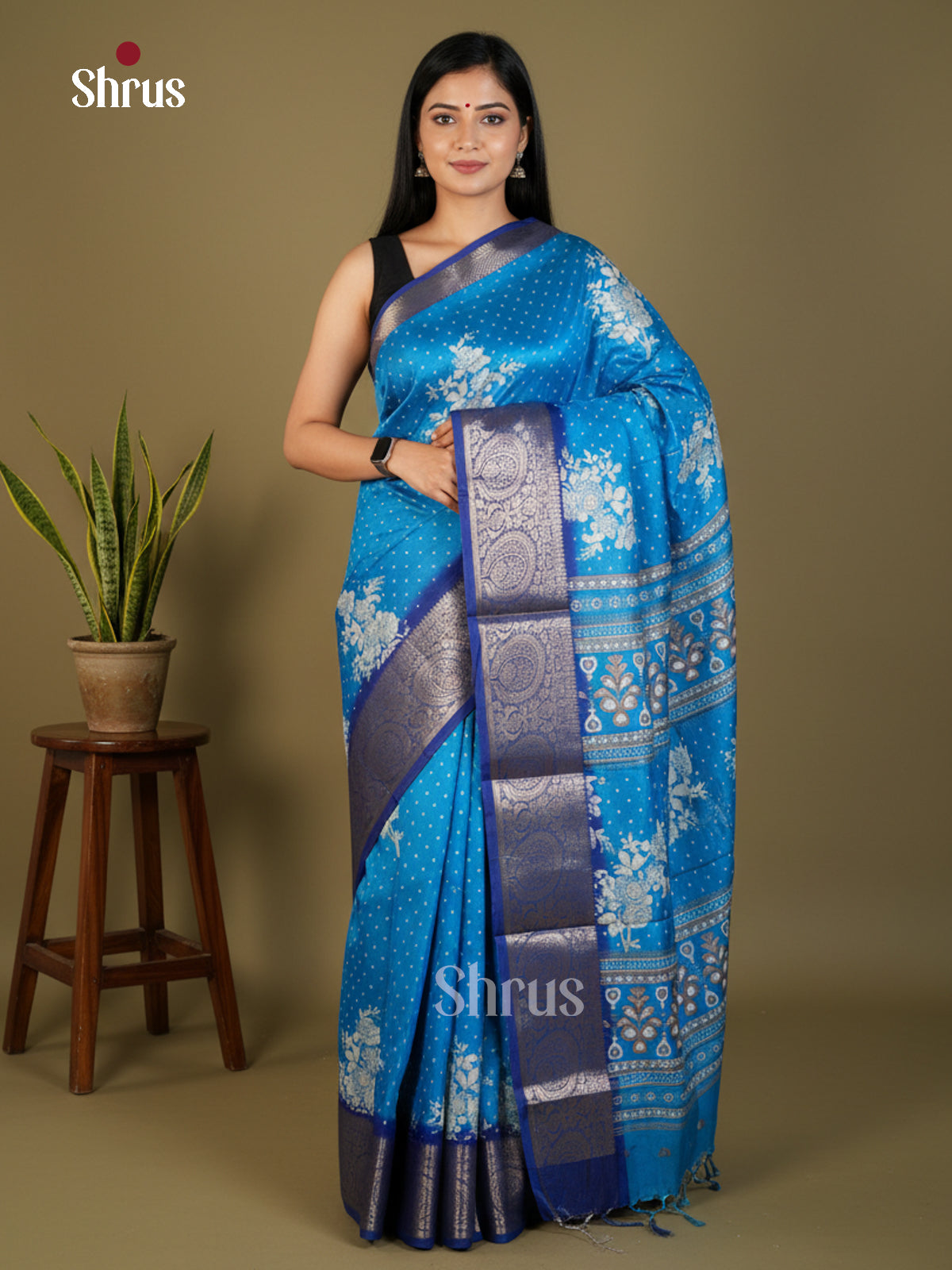 EBS14188 - Semi Crepe - Saree - Shop on Shrus.com