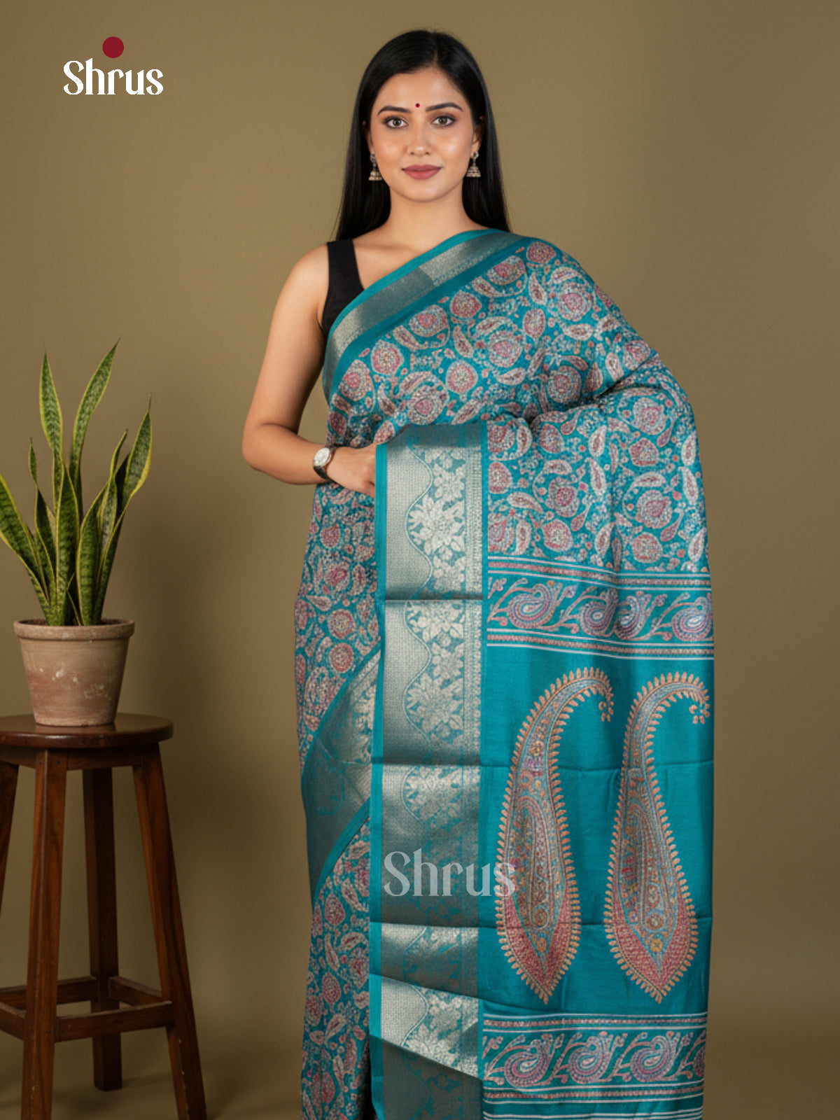 EBS14189 - Semi Crepe - Saree - Shop on Shrus.com