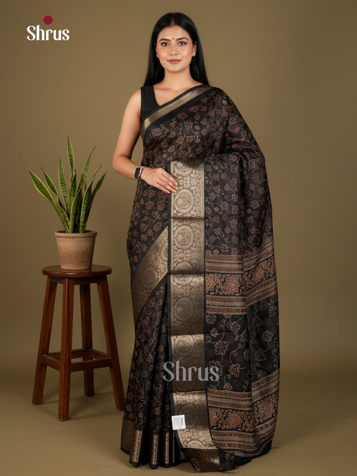 EBS14191 - Semi Crepe - Saree - Shop on Shrus.com