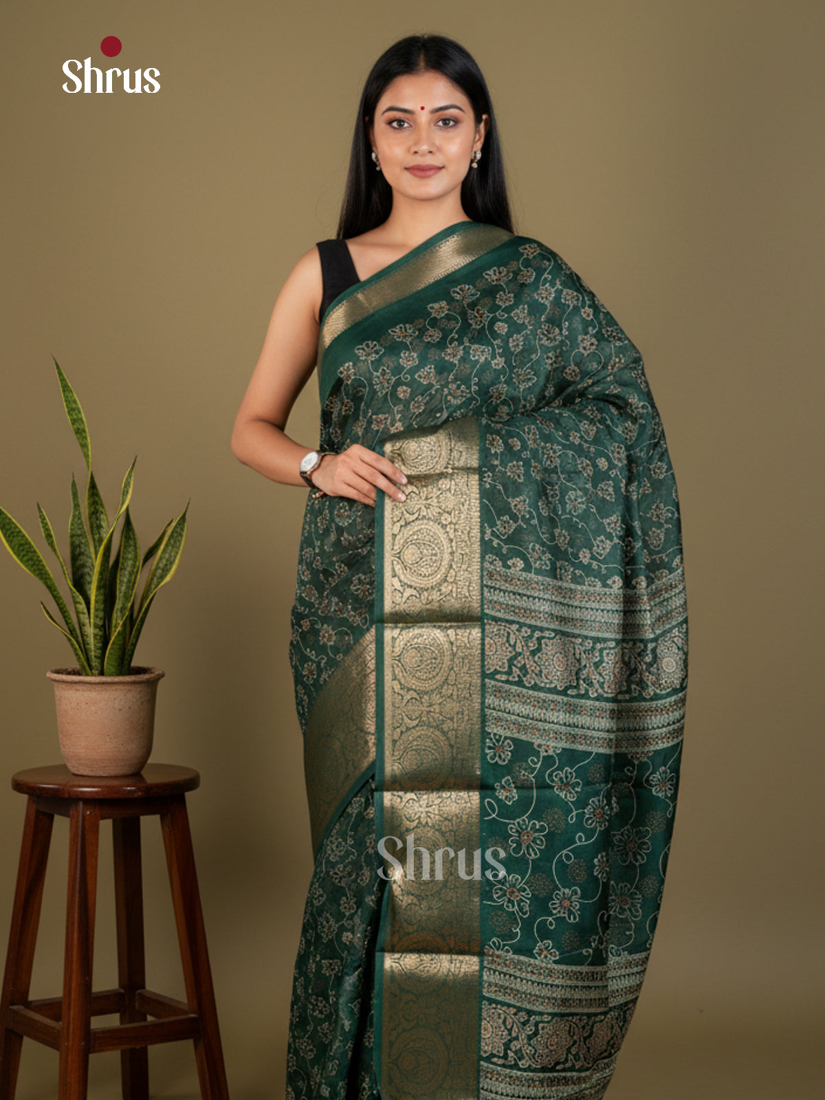 EBS14193 - Semi Crepe - Saree - Shop on Shrus.com