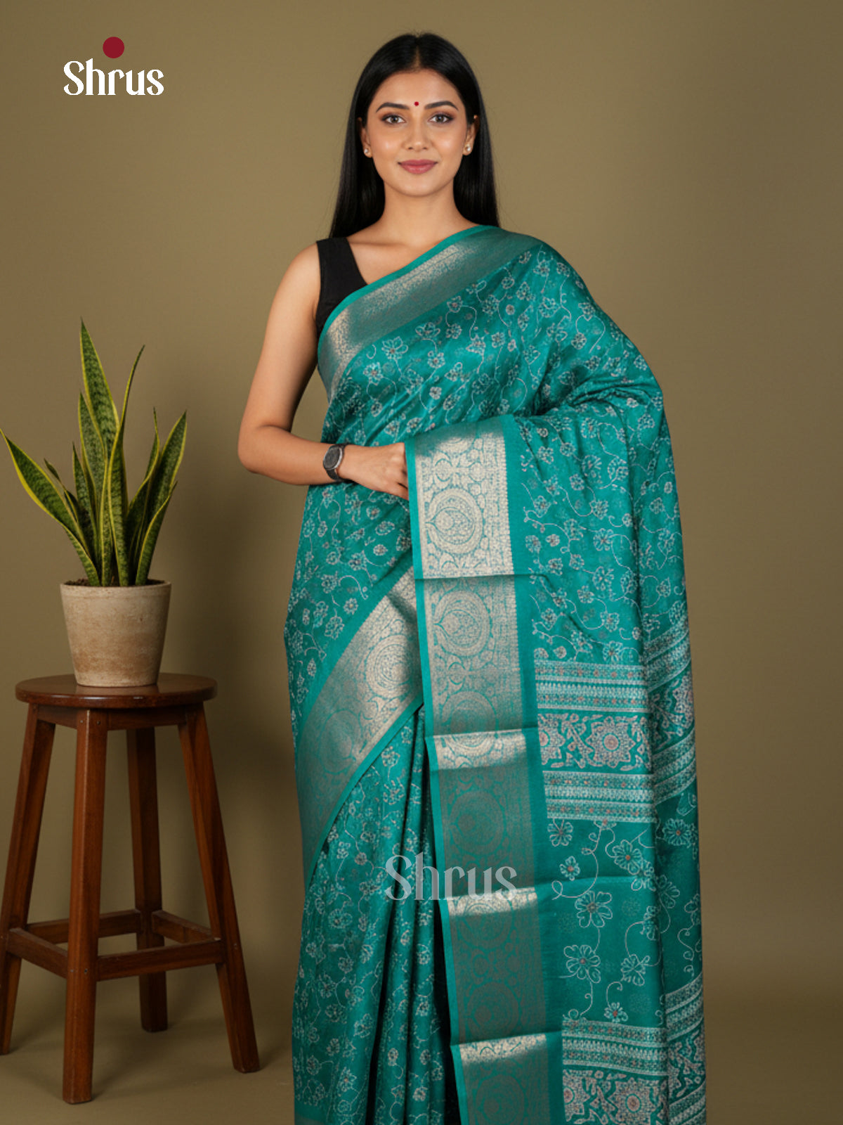 EBS14195 - Semi Crepe - Saree - Shop on Shrus.com
