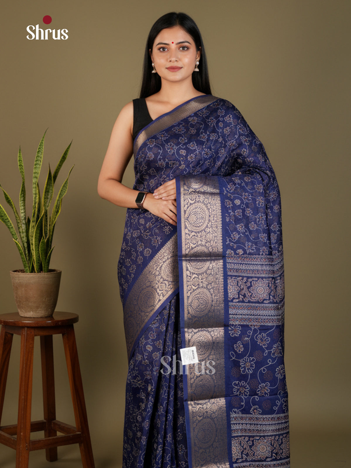 EBS14196 - Semi Crepe - Saree - Shop on Shrus.com