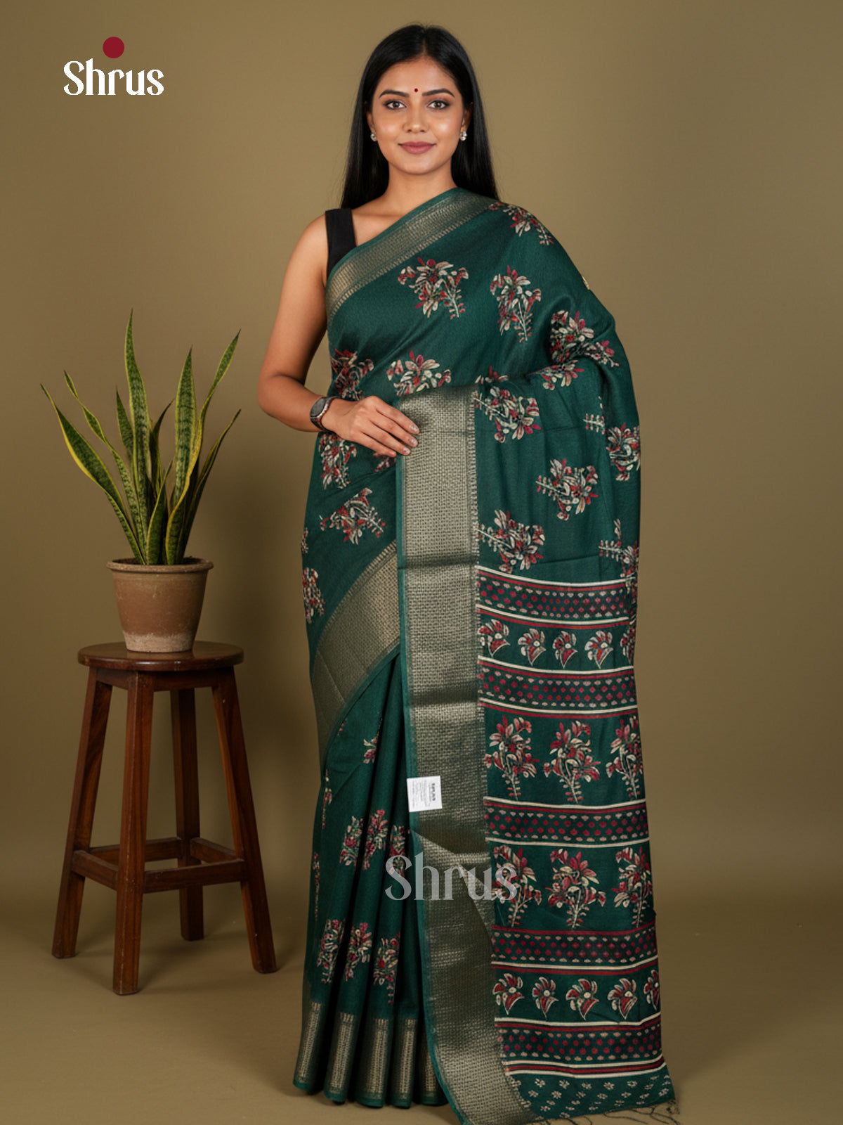 EBS14243 - Semi Crepe - Saree - Shop on Shrus.com