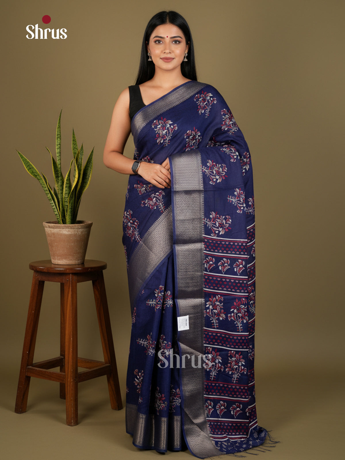 EBS14245 - Semi Crepe - Saree - Shop on Shrus.com