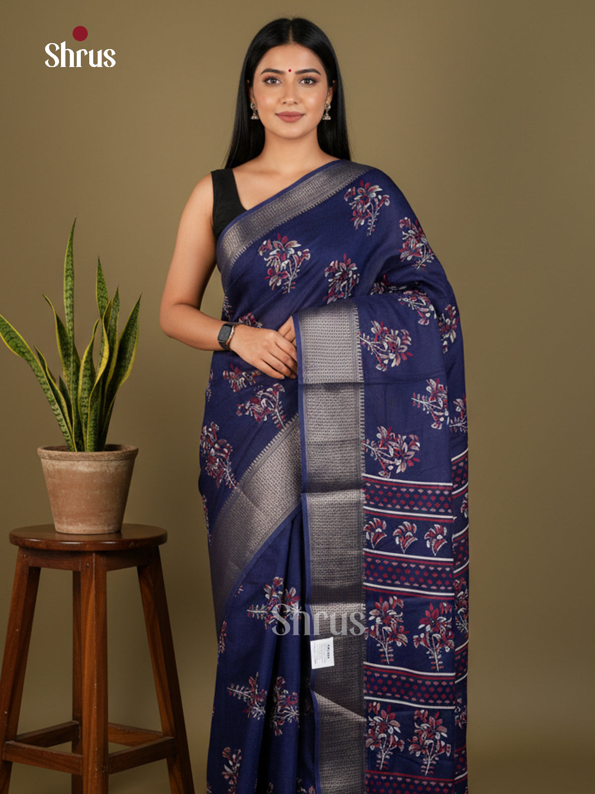 EBS14245 - Semi Crepe - Saree - Shop on Shrus.com
