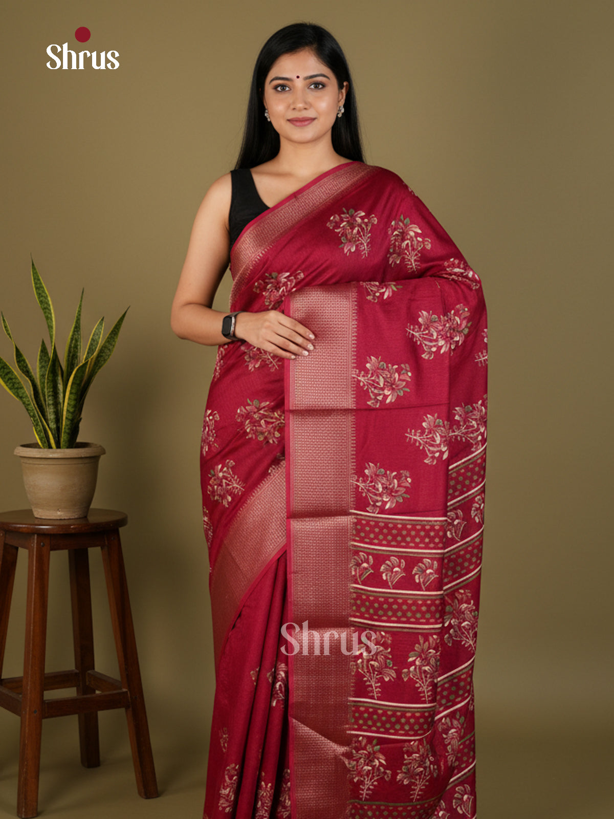 EBS14246 - Semi Crepe - Saree - Shop on Shrus.com