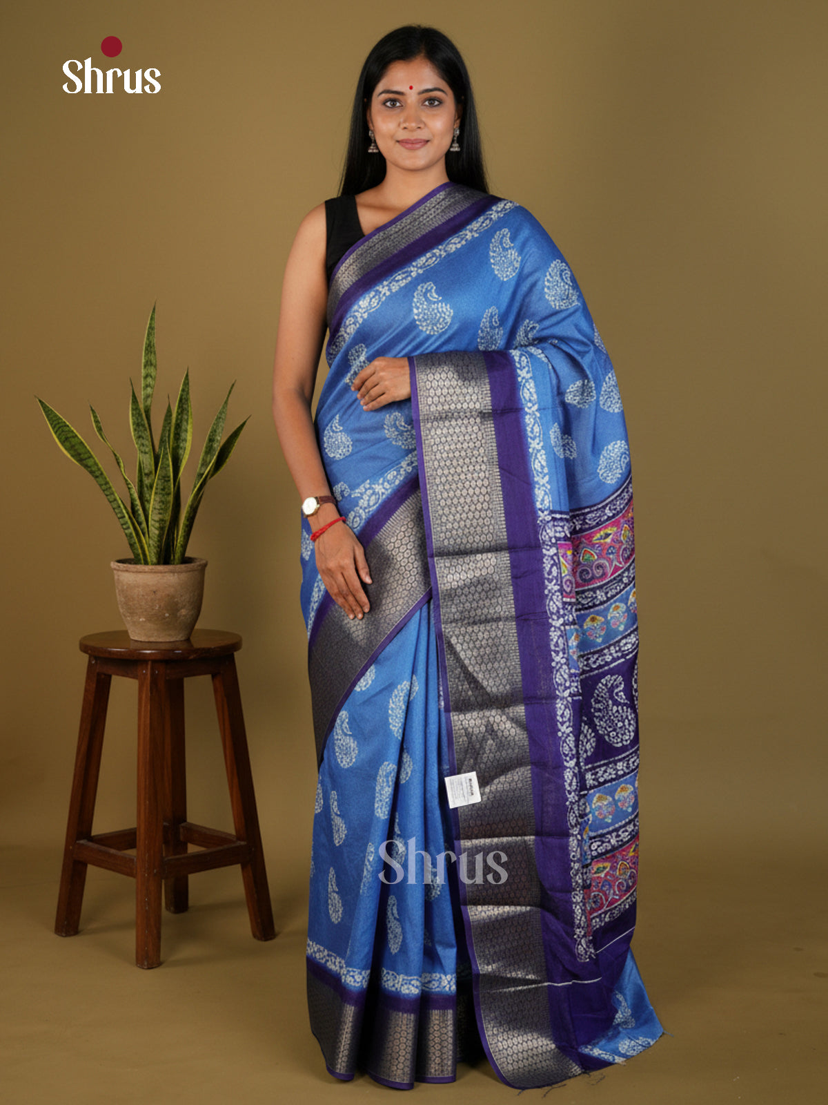 EBS14252 - Semi Crepe - Saree - Shop on Shrus.com