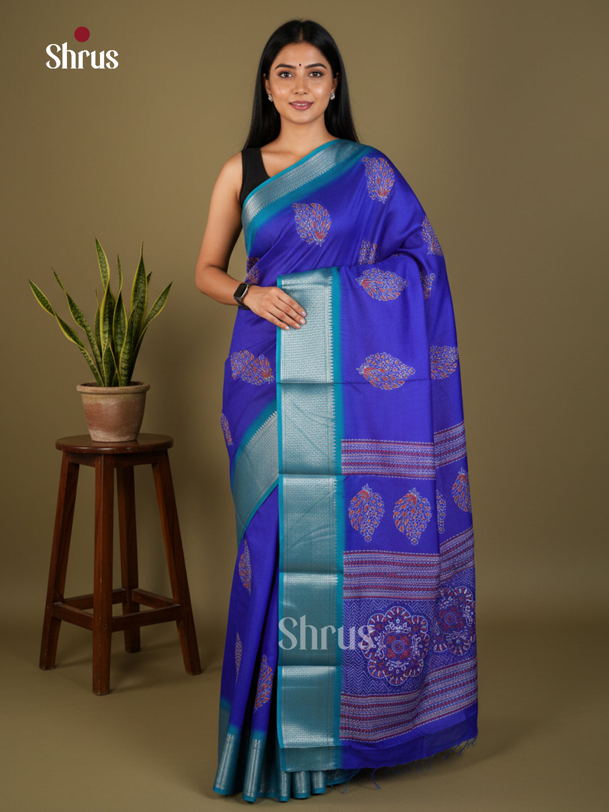 EBS14261 - Semi Crepe - Saree - Shop on Shrus.com