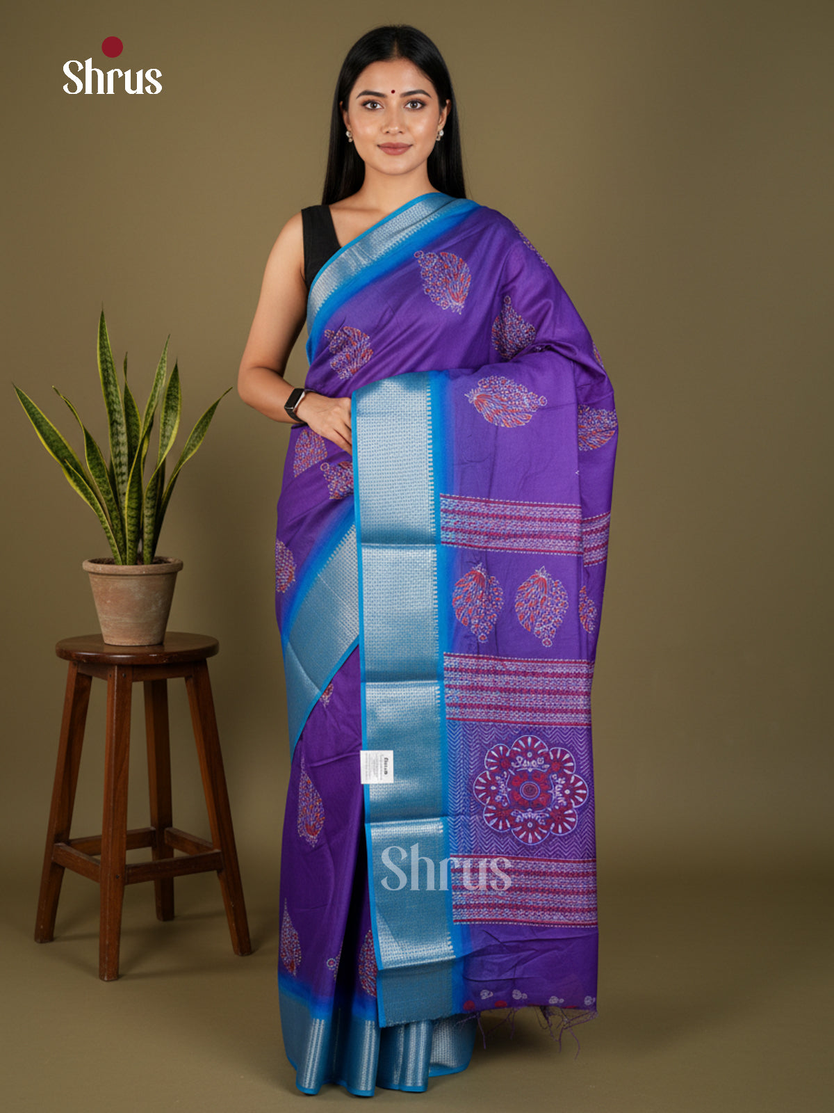 EBS14263 - Semi Crepe - Saree - Shop on Shrus.com