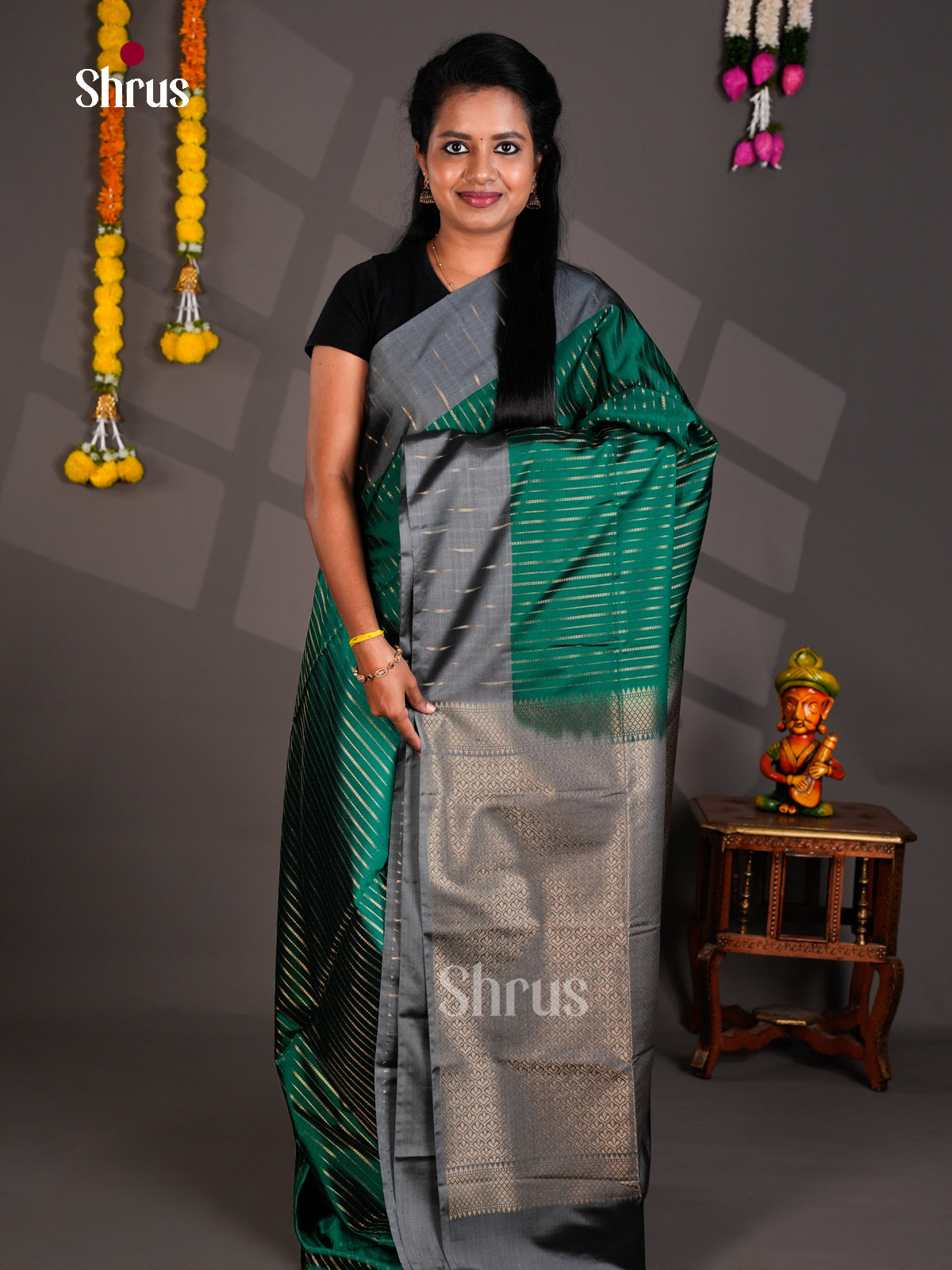 Semi Softsilk Saree - EBS16365 - Shop on Shrus.com