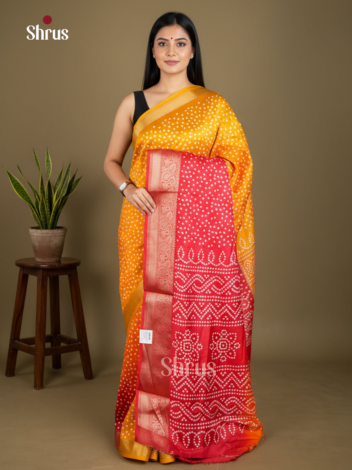 Semi Crepe Saree - EBS16423 - Shop on Shrus.com