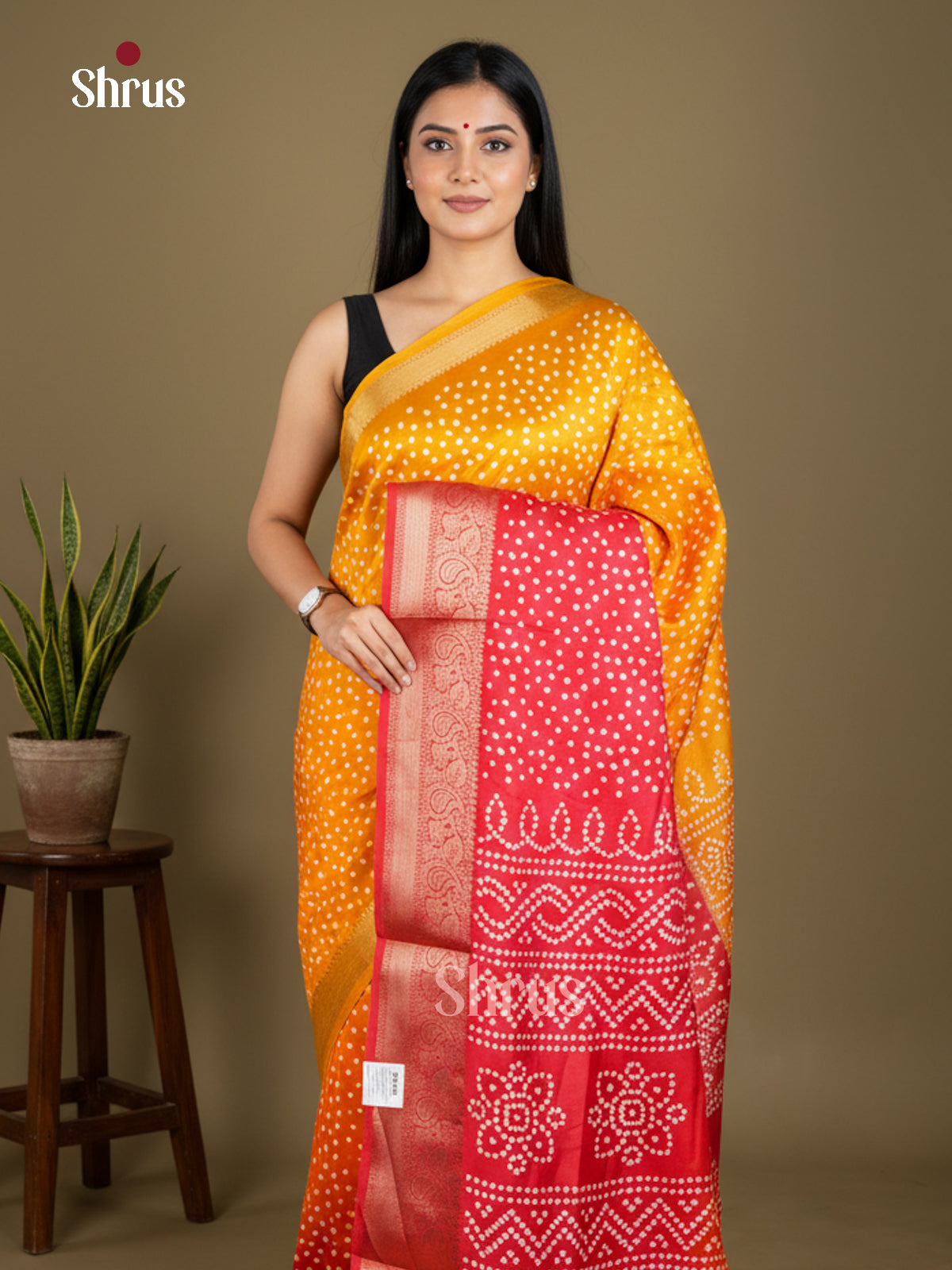 Semi Crepe Saree - EBS16423 - Shop on Shrus.com