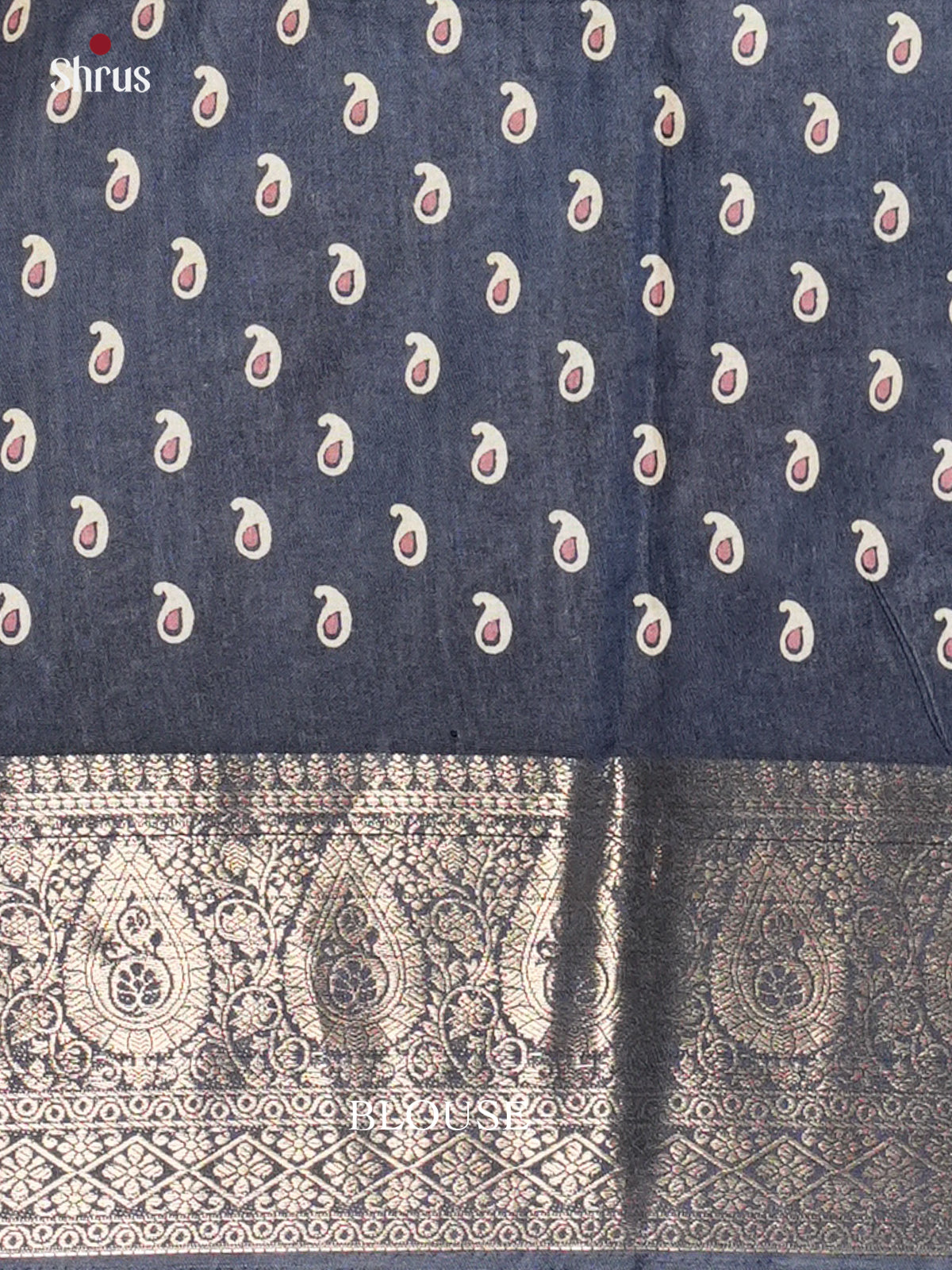 EBS16426 - Semi Crepe Saree - Shop on Shrus.com