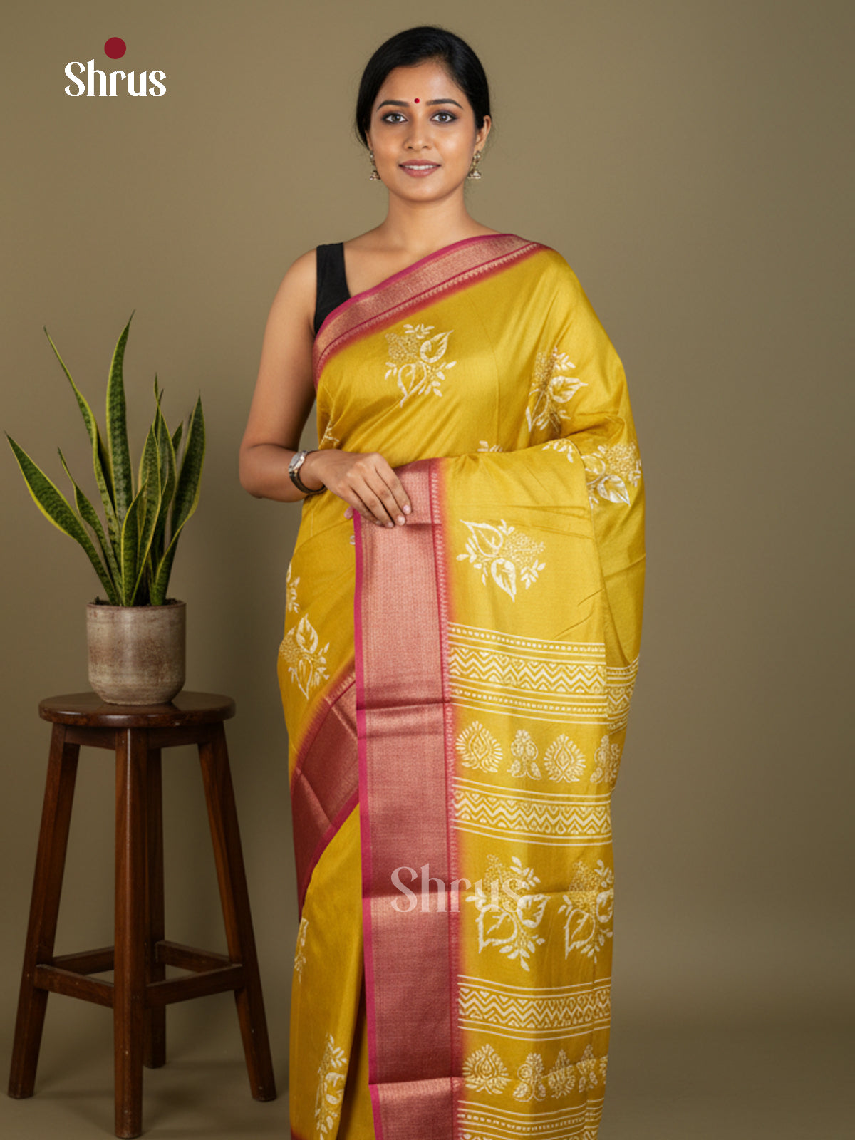 EBS16614 - Semi Crepe Saree - Shop on Shrus.com
