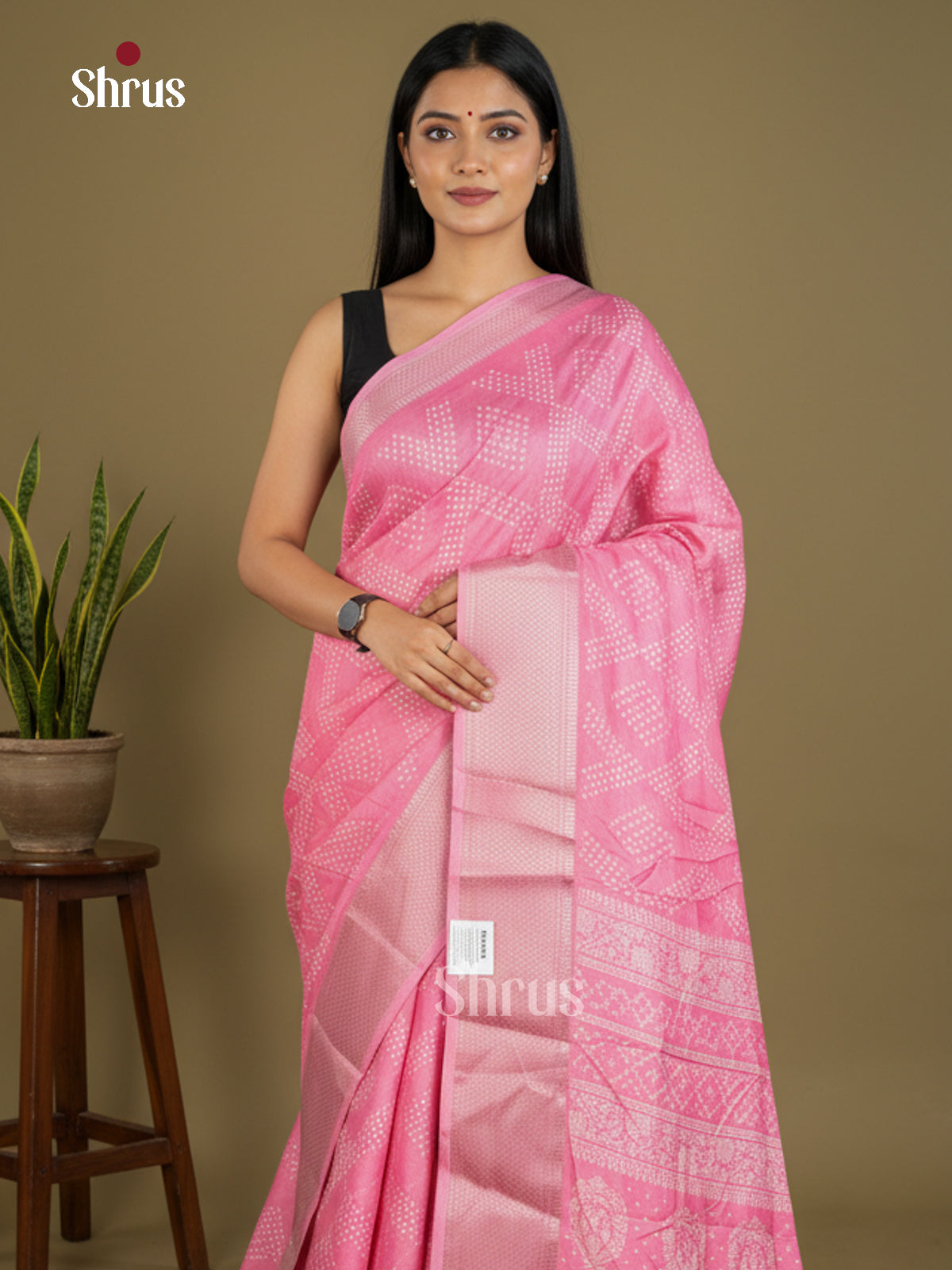 Semi Crepe Saree - EBS16668 - Shop on Shrus.com