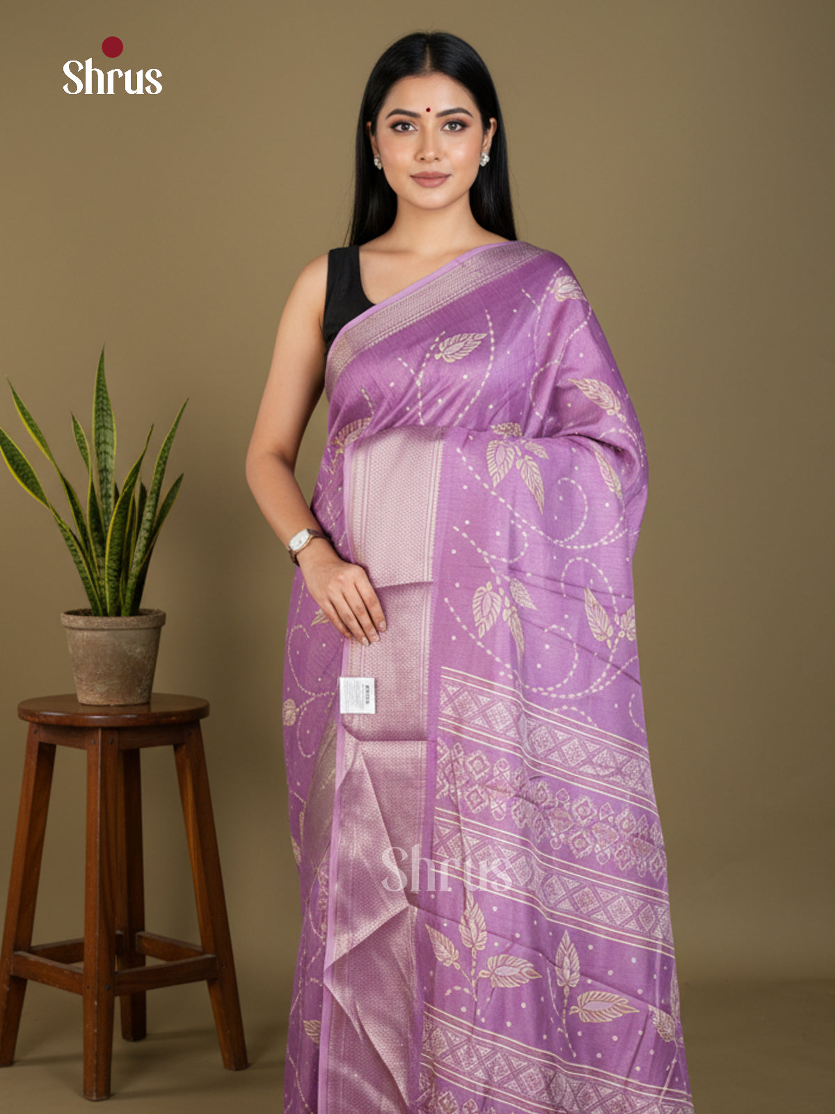 EBS16697 - Semi Crepe Saree - Shop on Shrus.com