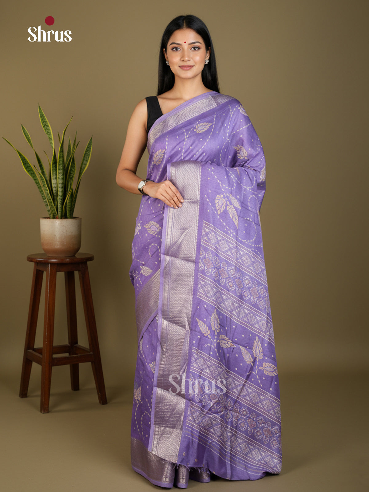 EBS16701 - Semi Crepe Saree - Shop on Shrus.com
