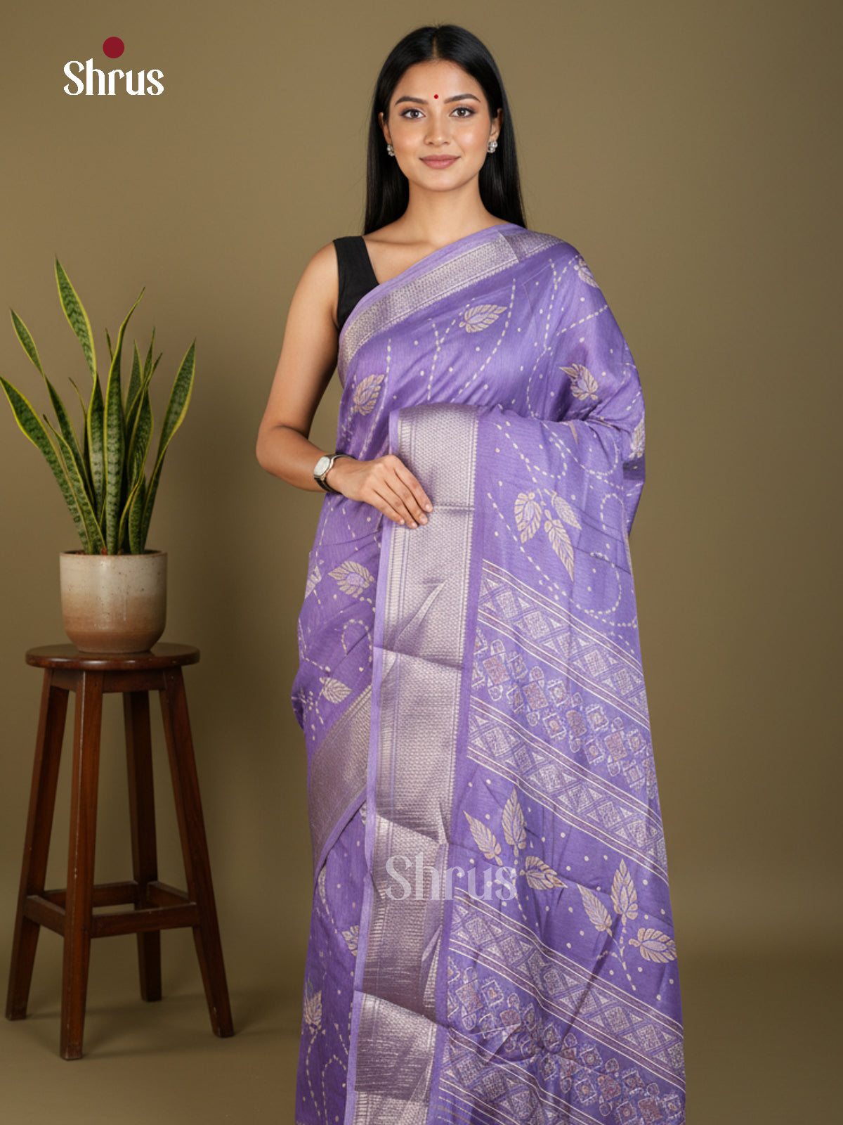 EBS16701 - Semi Crepe Saree - Shop on Shrus.com