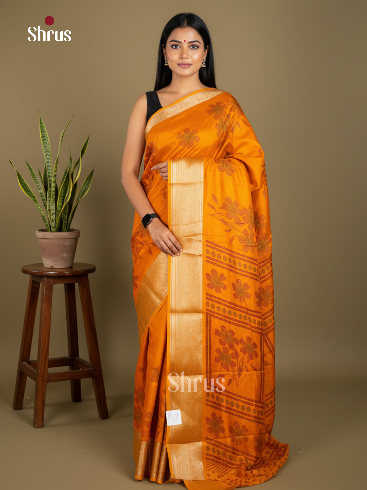 EBS16716 - Semi Crepe Saree - Shop on Shrus.com