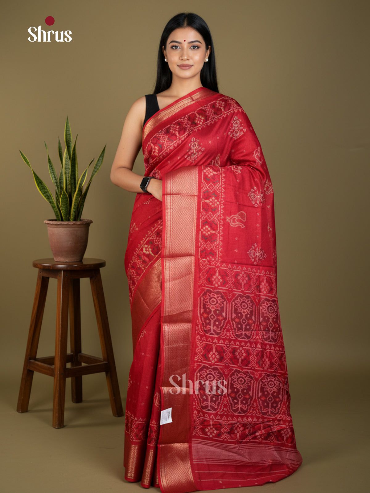 EBS16717 - Semi Crepe Saree - Shop on Shrus.com