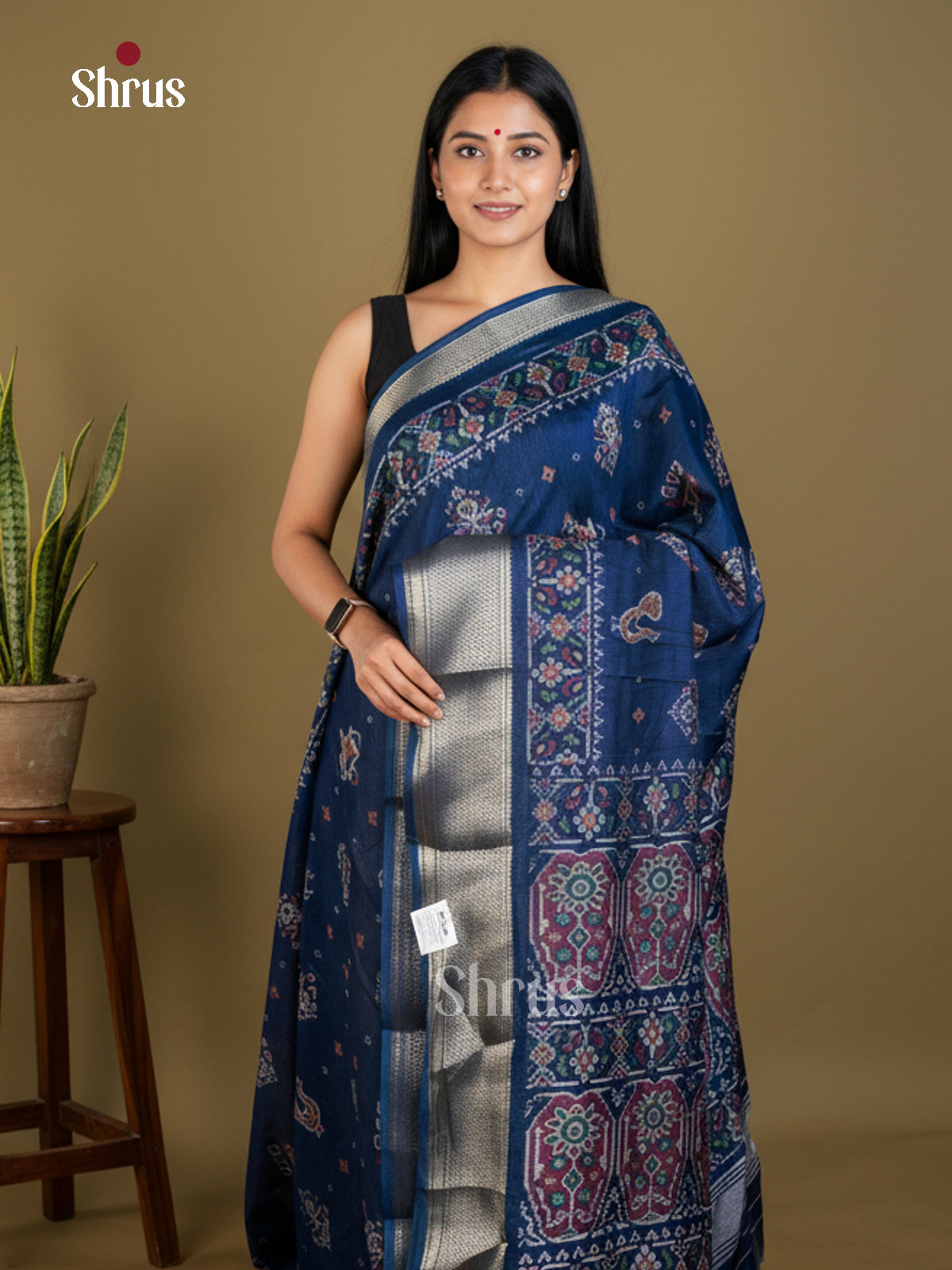EBS16718 - Semi Crepe Saree - Shop on Shrus.com
