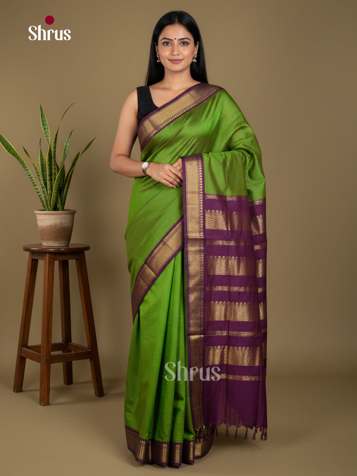 Kalyani Cotton Saree - EBS18001 - Shop on Shrus.com