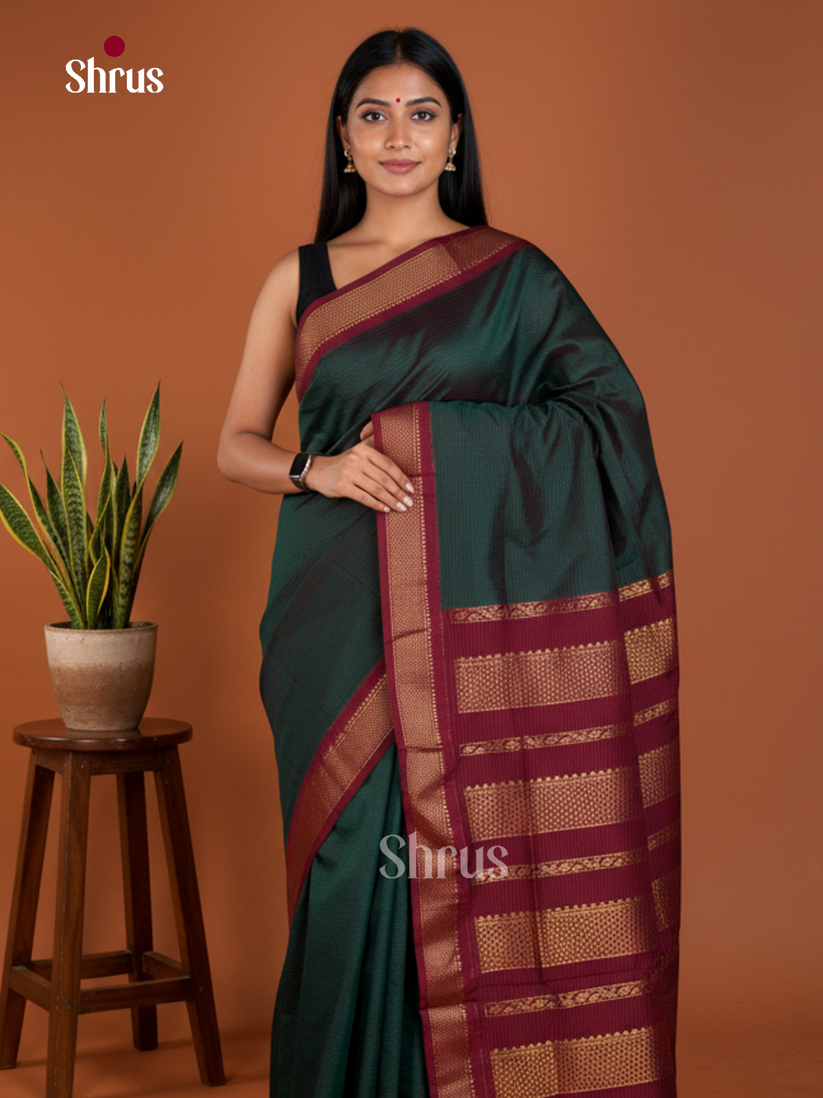 Kalyani Cotton Saree - EBS18002 - Shop on Shrus.com
